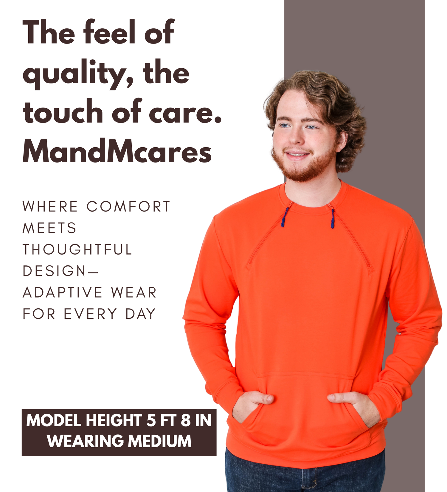 Chest Port Access Sweater. Unisex