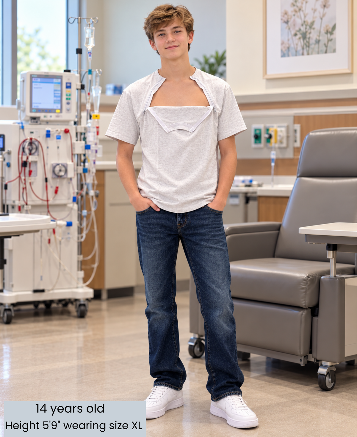 Kids Chest Port Access Shirt