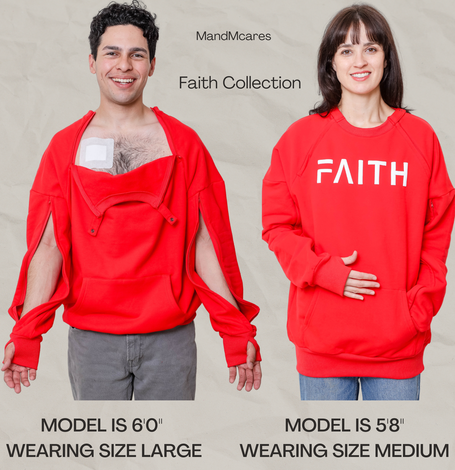 Chest Port and Arm Access. Sweater