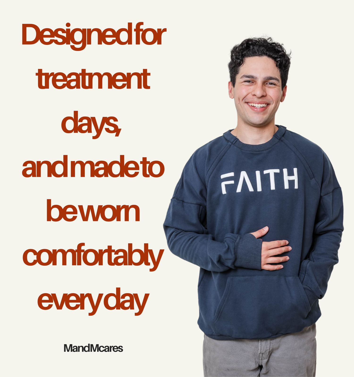 Chest Port and Arm Access. Sweater