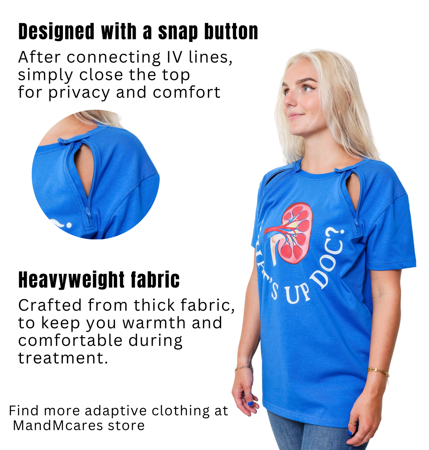 Chest Port Access. Unisex
