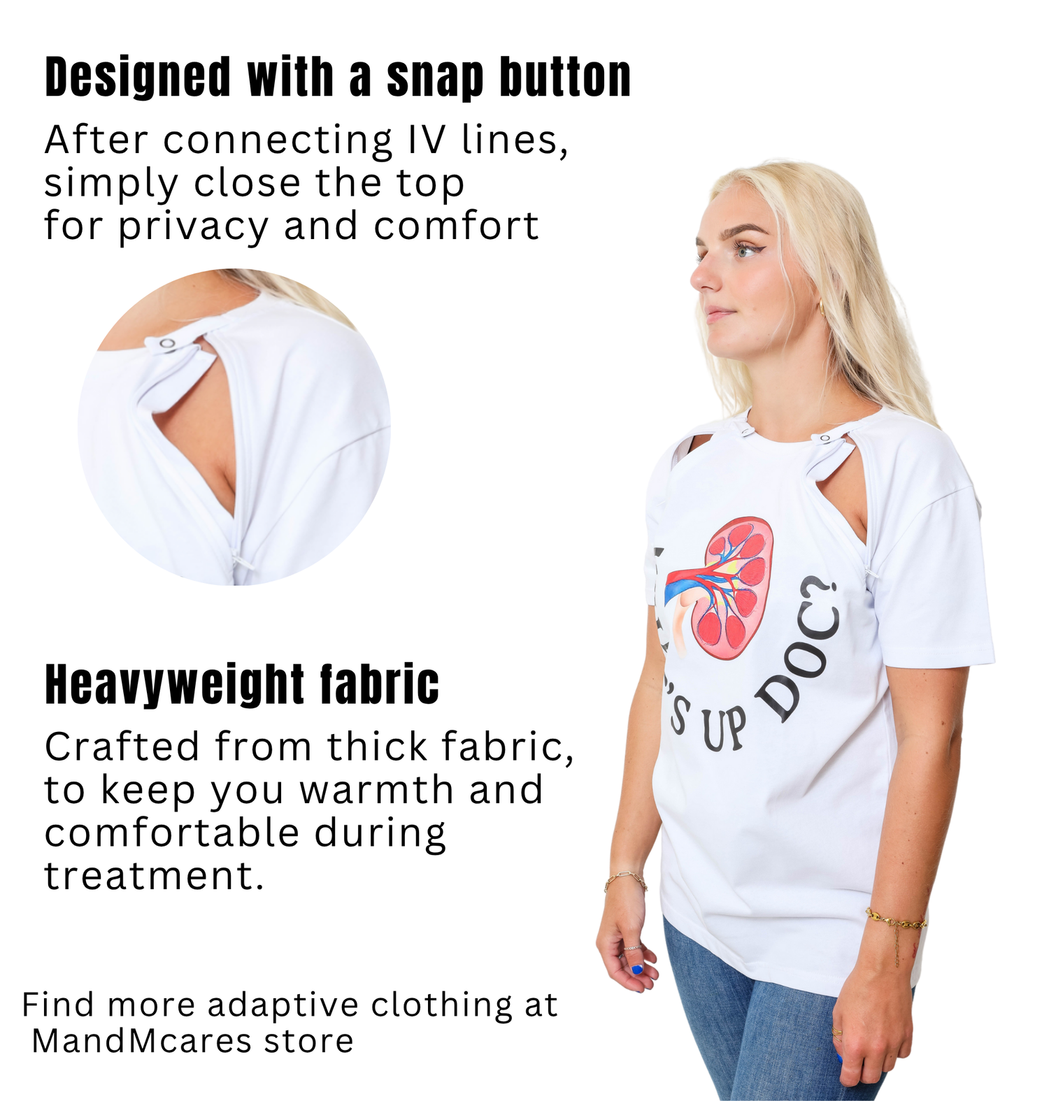 Chest Port Access. Unisex