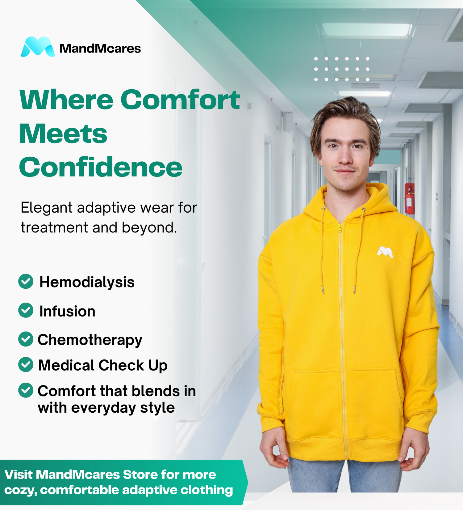 Arm Access Treatment Hoodie - New