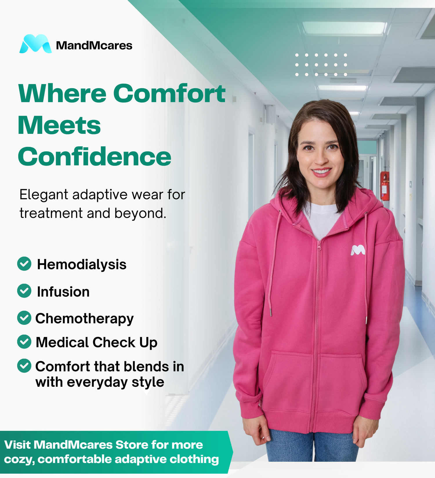 Arm Access Hoodie. Unisex