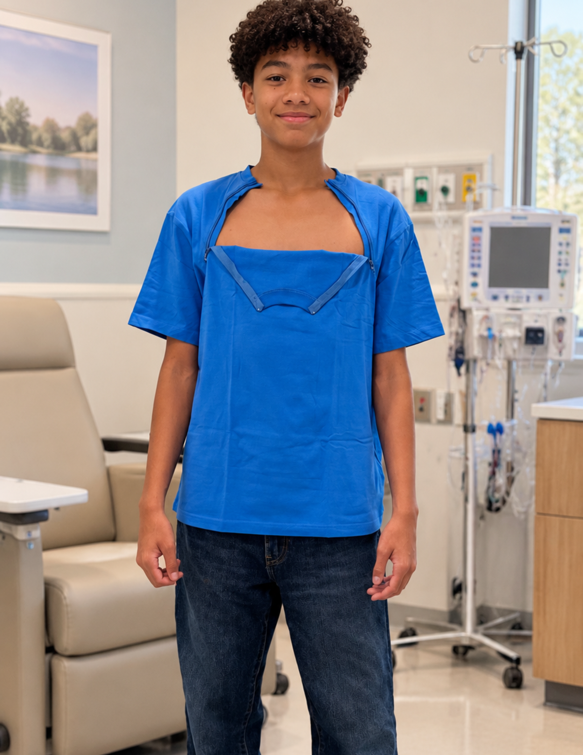 Kids Chest Port Access Shirt