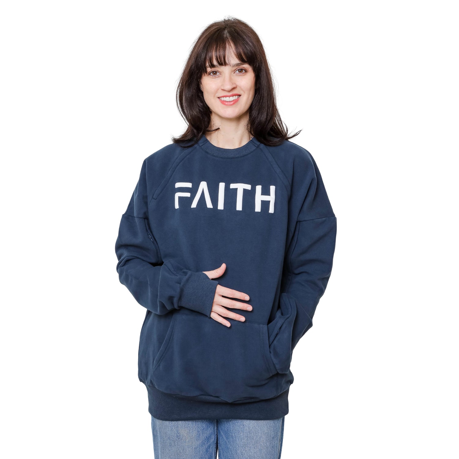 Chest and Arm Treatment Access Sweater