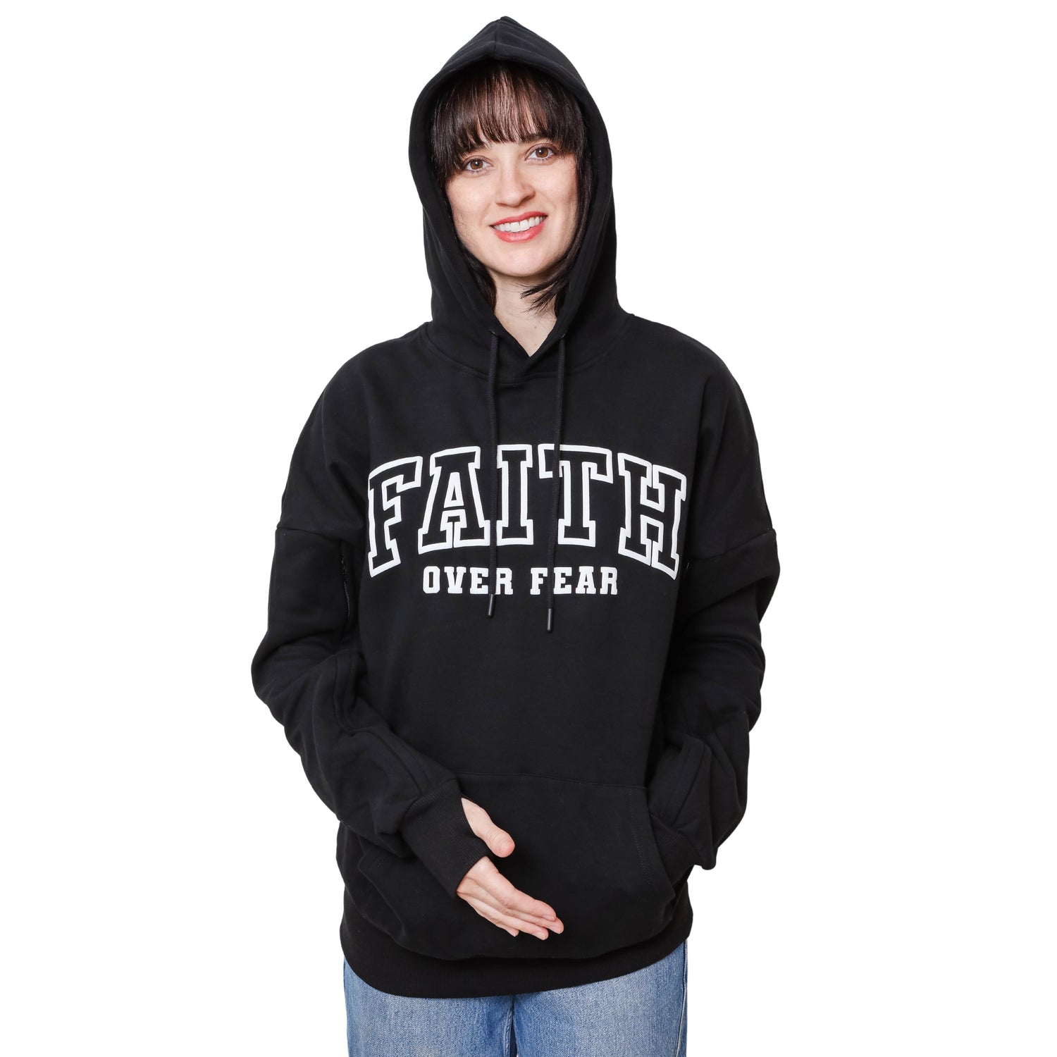 Arm Access Pullover Hoodies