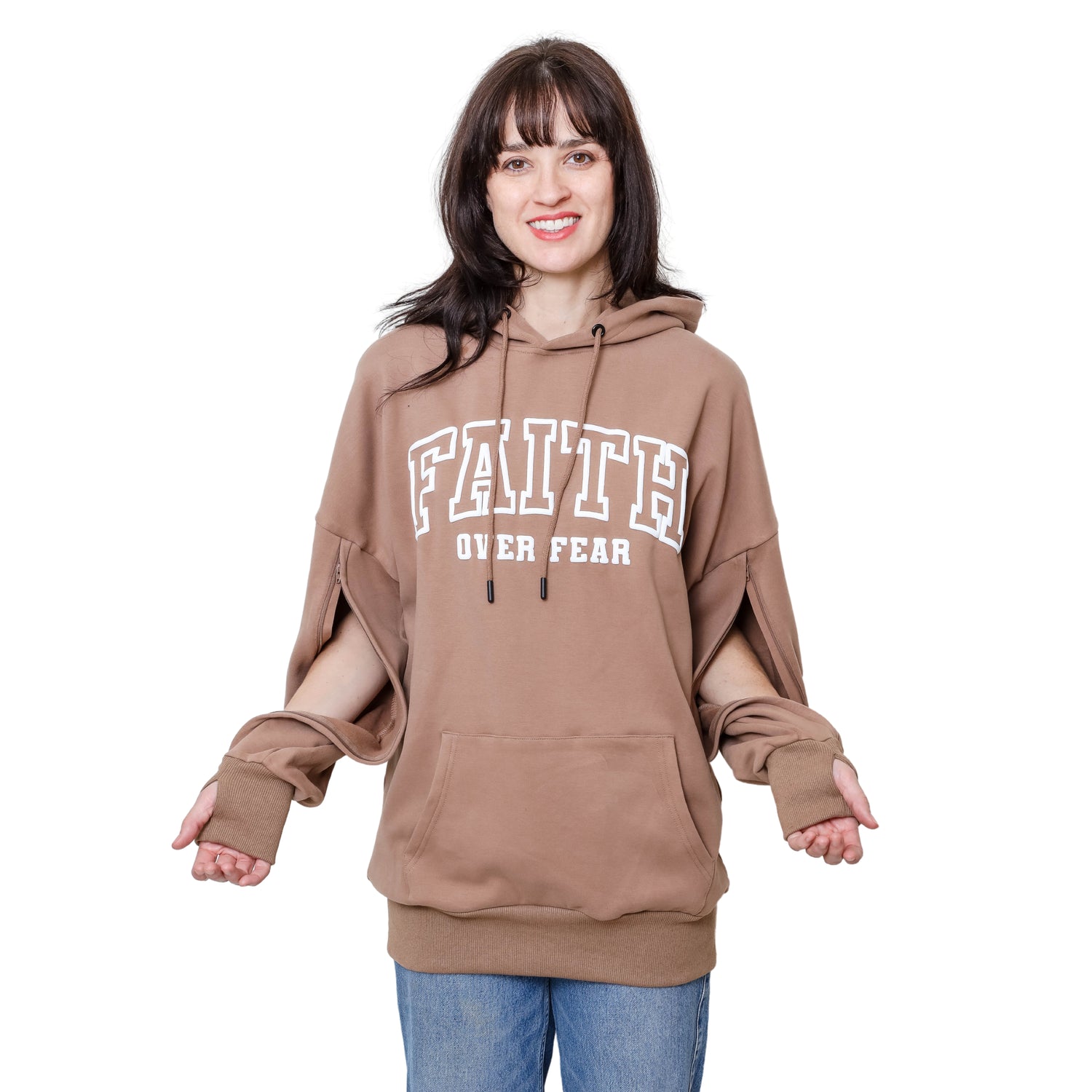 Arm Access Pullover Hoodies