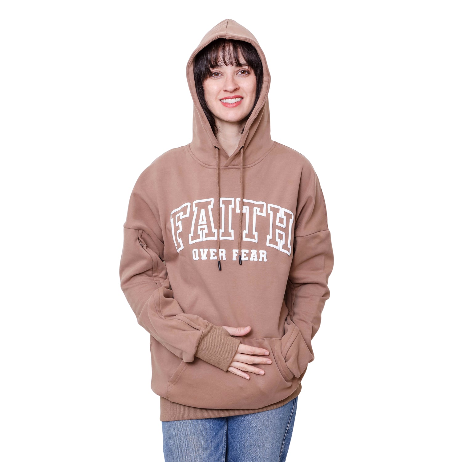 Arm Access Pullover Hoodies