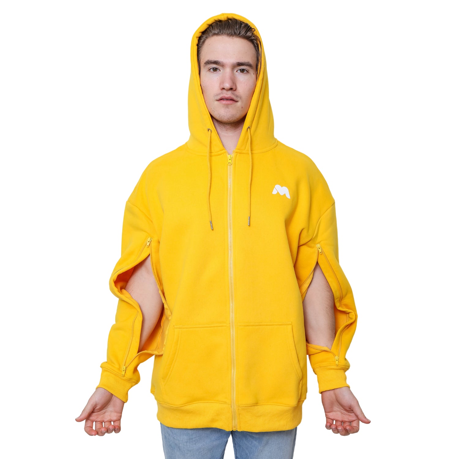 Arm Access Hoodie. Unisex