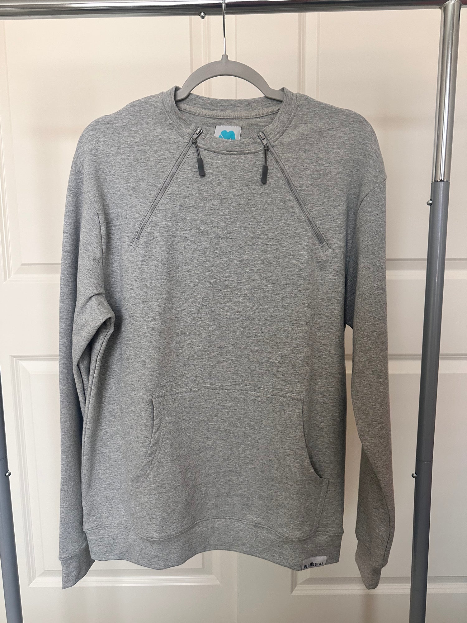 Chest Port Access Medium Gray Unisex