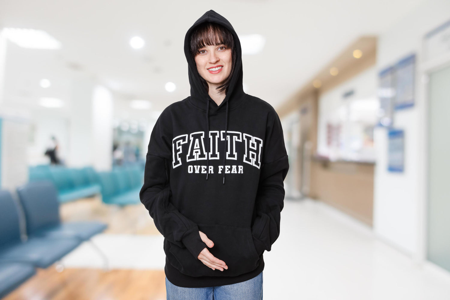 Arm Access Pullover Hoodies