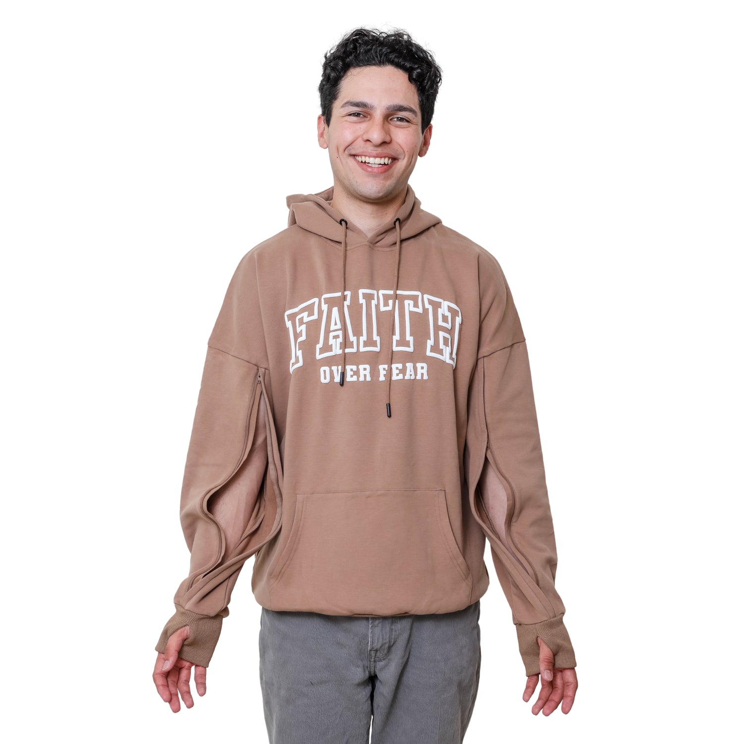 Arm Access Pullover Hoodies