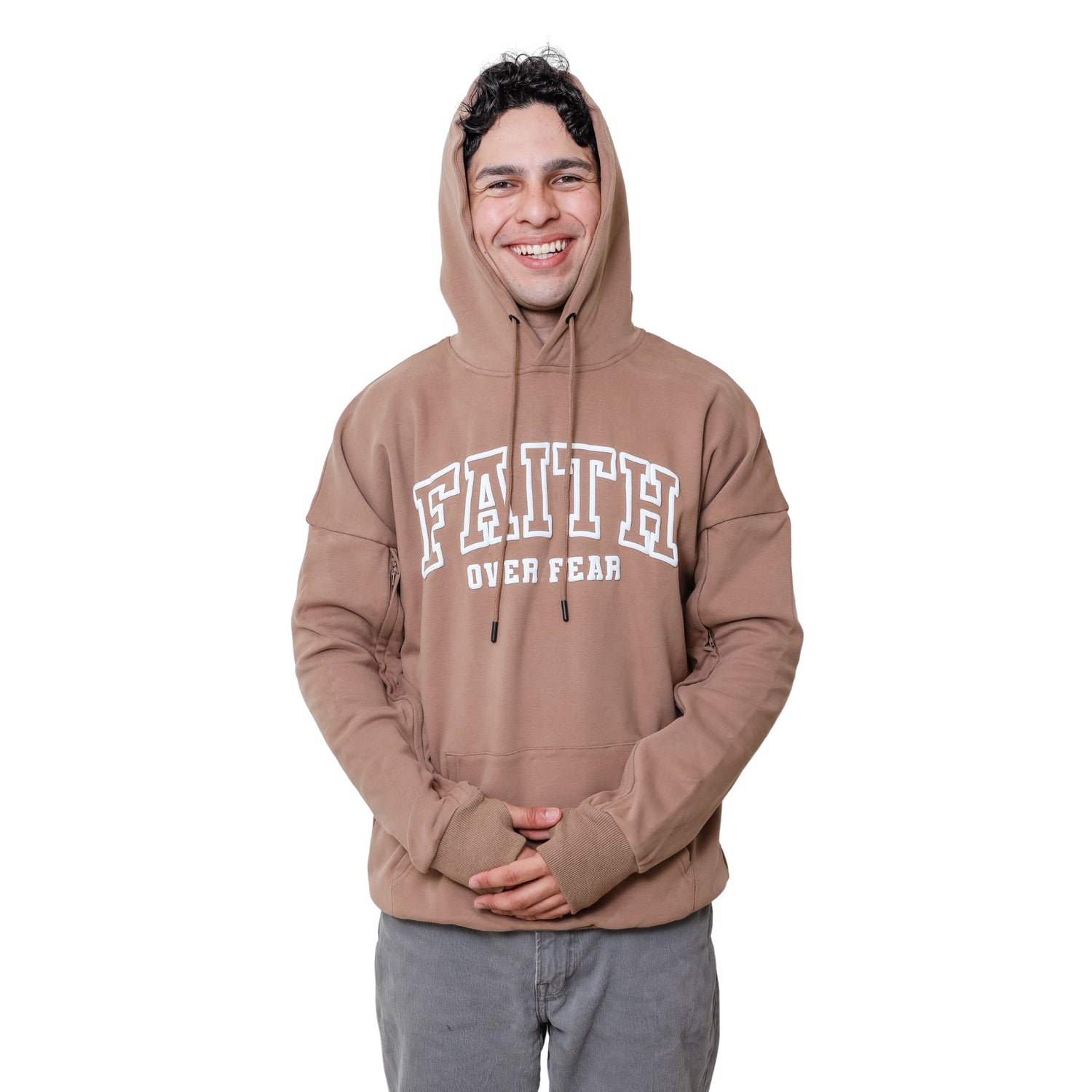 Arm Access Pullover Hoodies