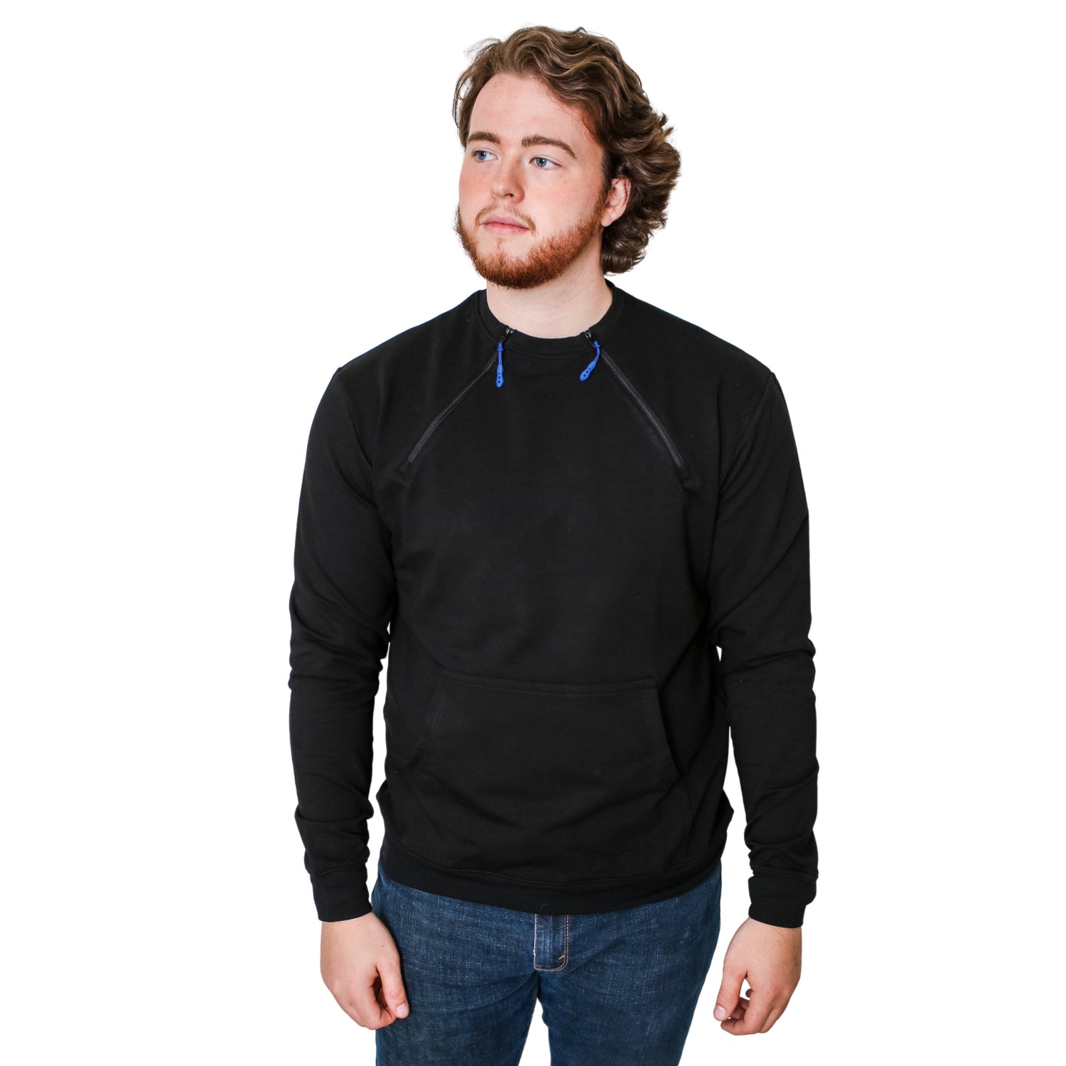 Chest Port Access Sweater. Unisex