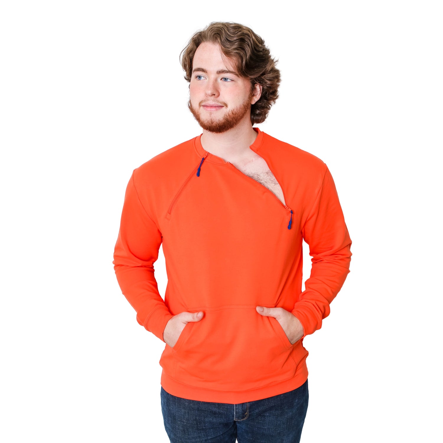 Chest Port Access Sweater. Unisex