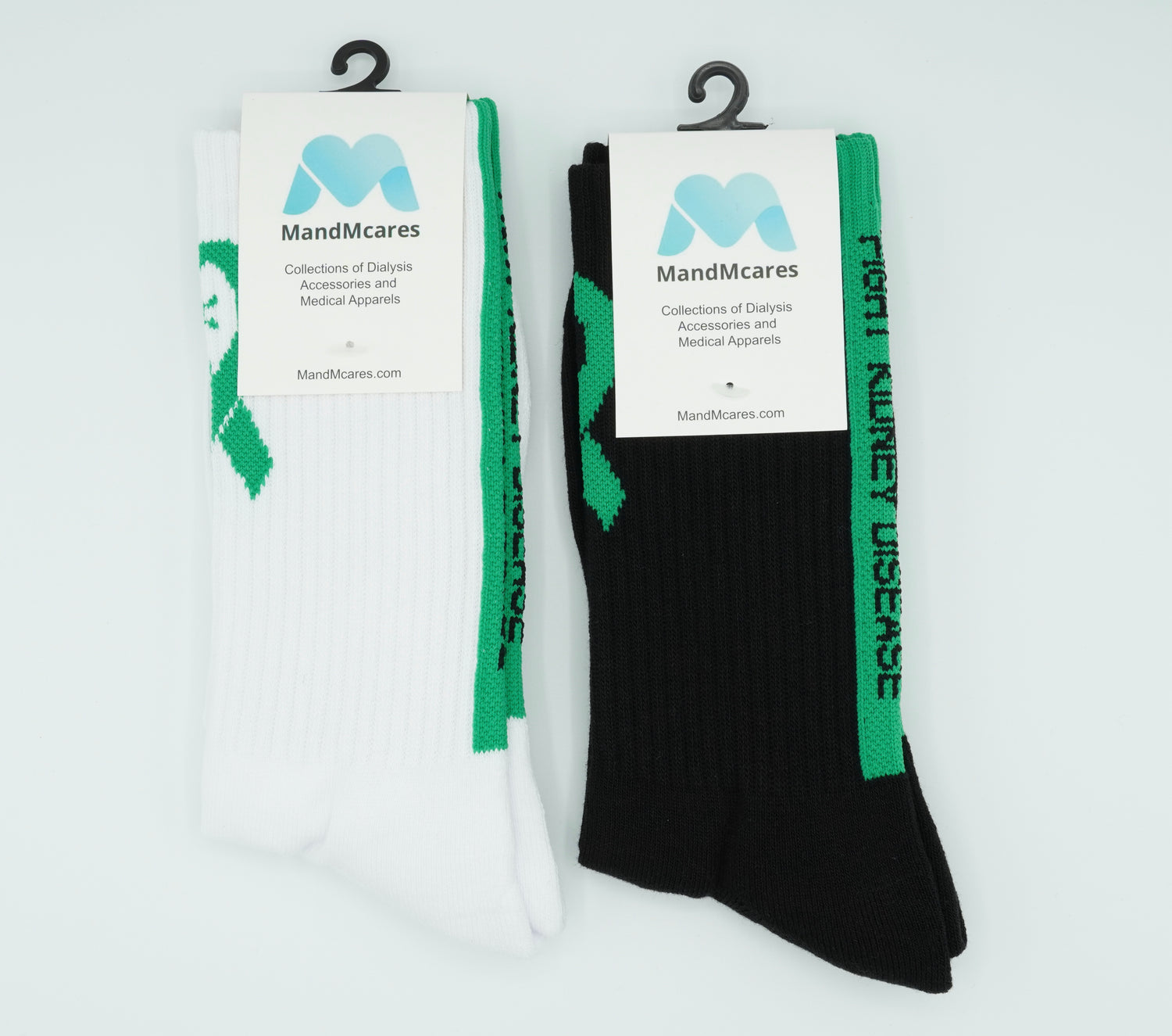 FIGHT KIDNEY DISEASE SOCKS. 100% Organic Cotton.