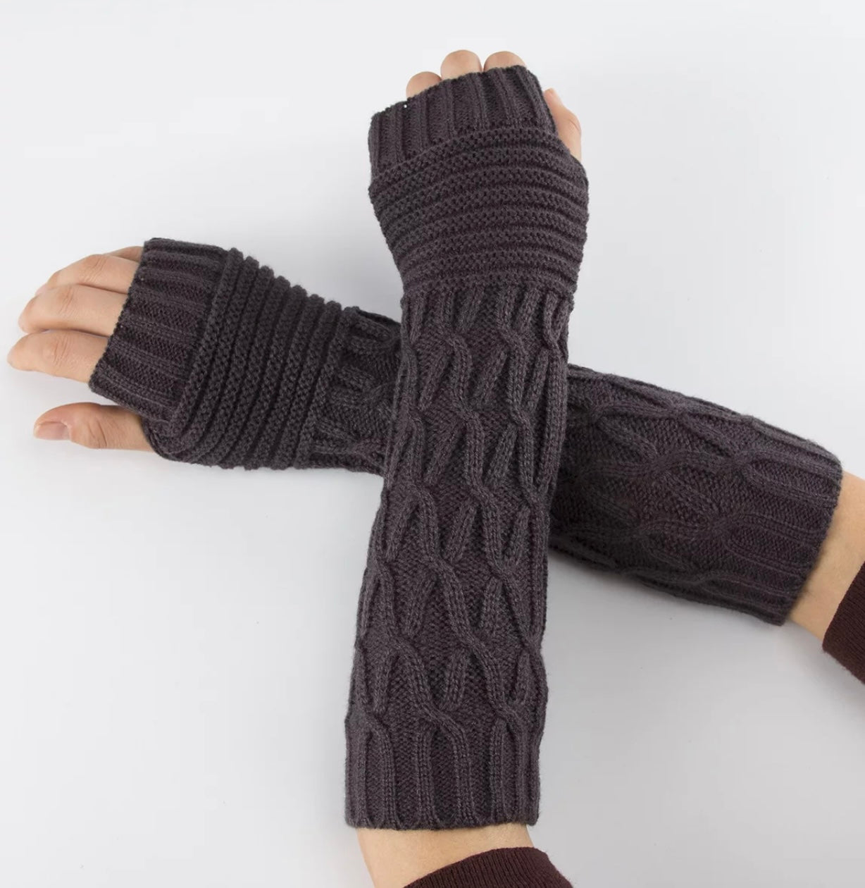Arm Cover for AV Fistula and AV Graft | Arm Warmers Fingerless Gloves Thumb Hole