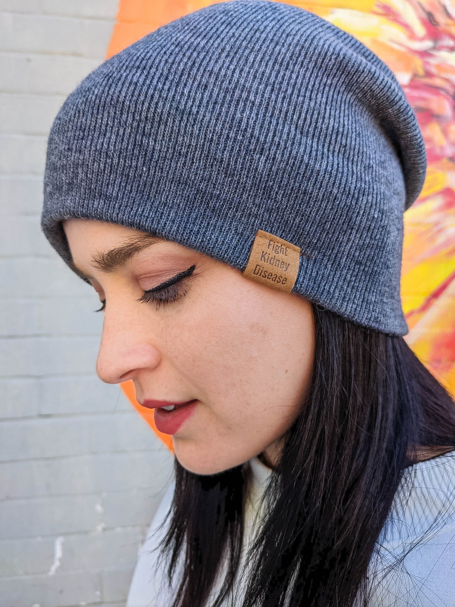 Dialysis Warrior & Fight Kidney Disease Beanie
