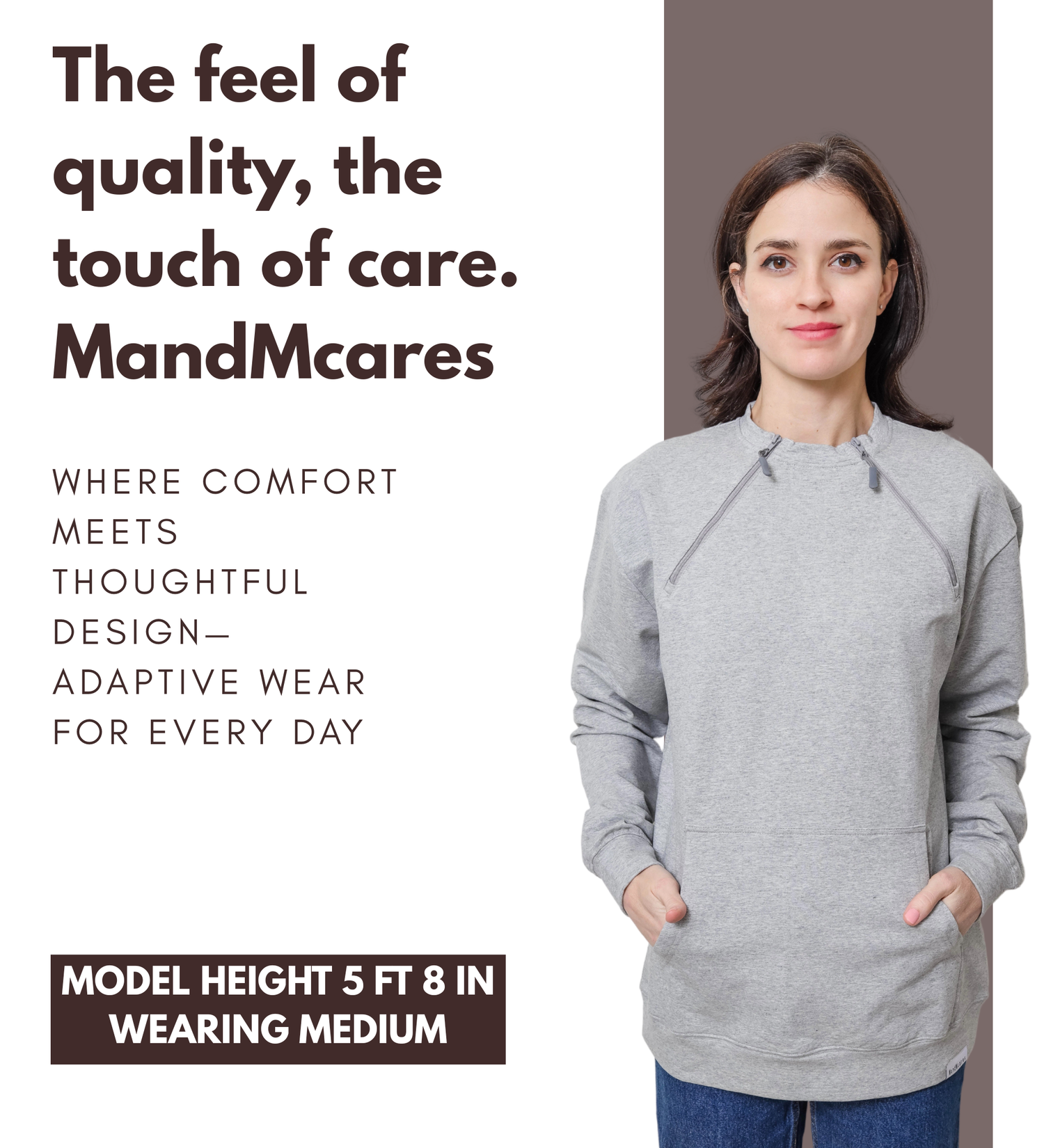 Chest Port Access Sweater. Unisex