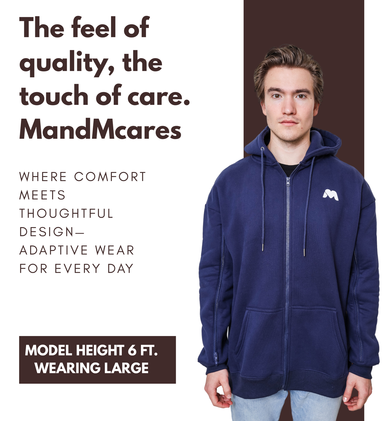 Arm Access Hoodie. Unisex