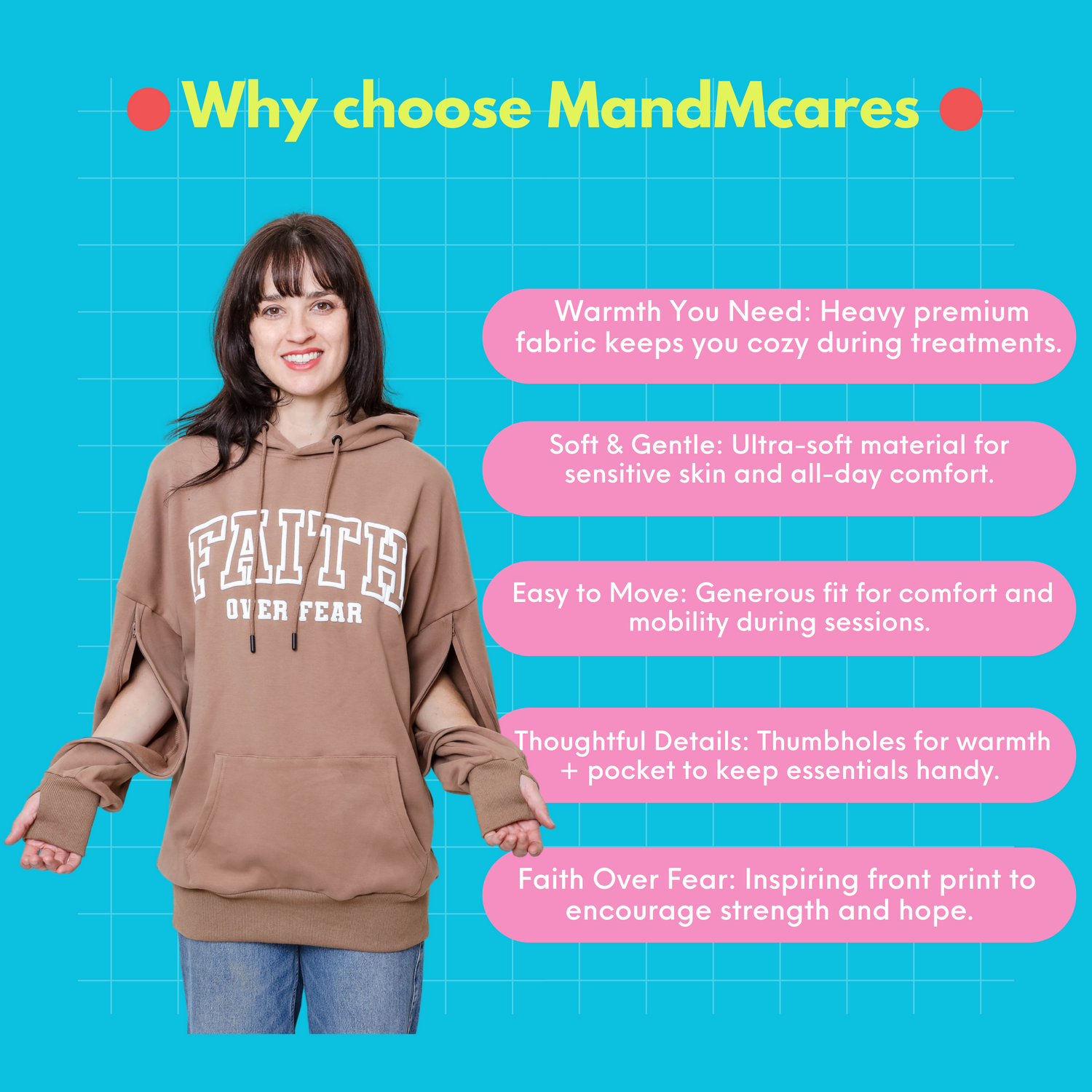 Arm Access Pullover Hoodies