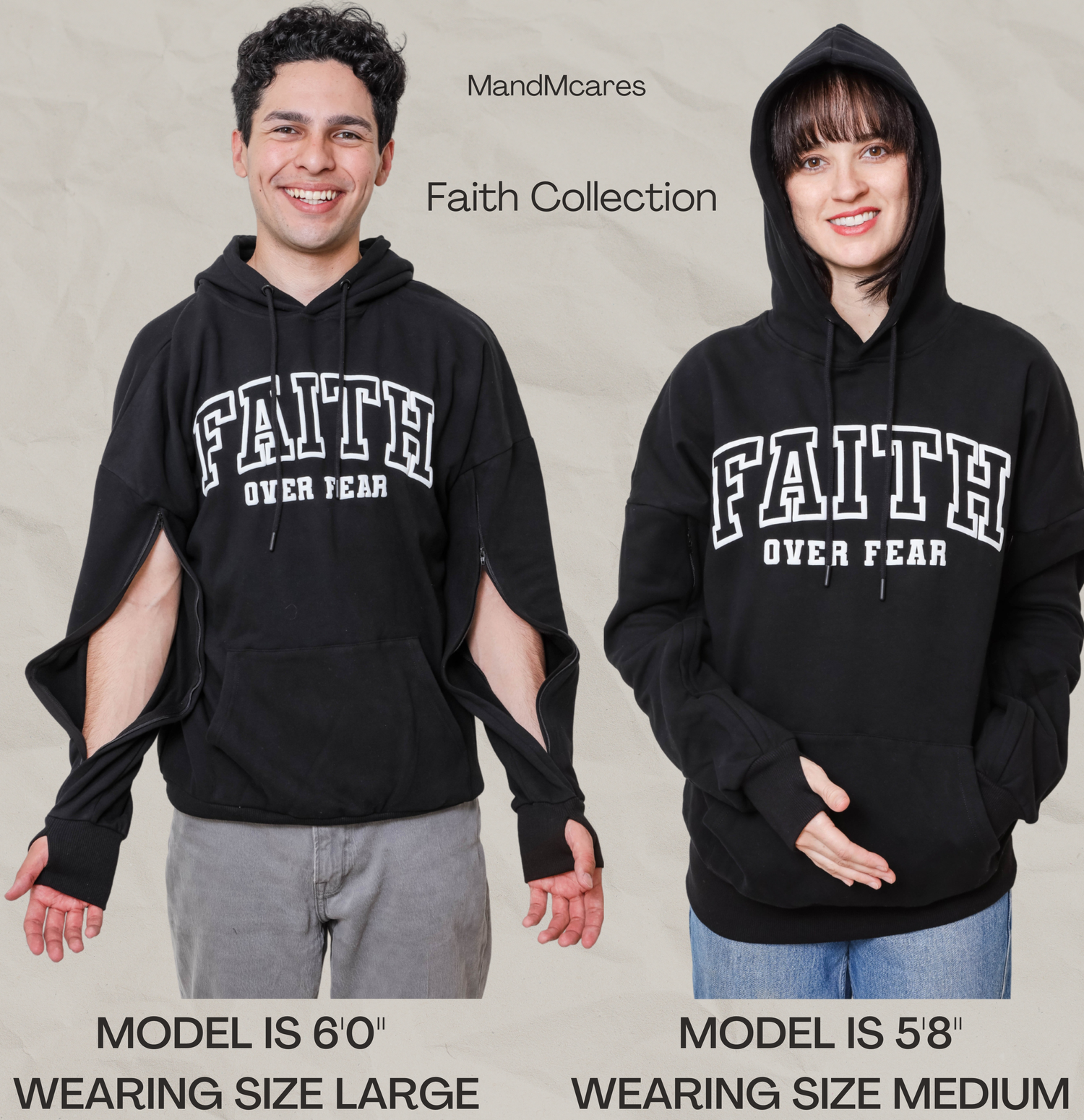 Arm Access Pullover Hoodies