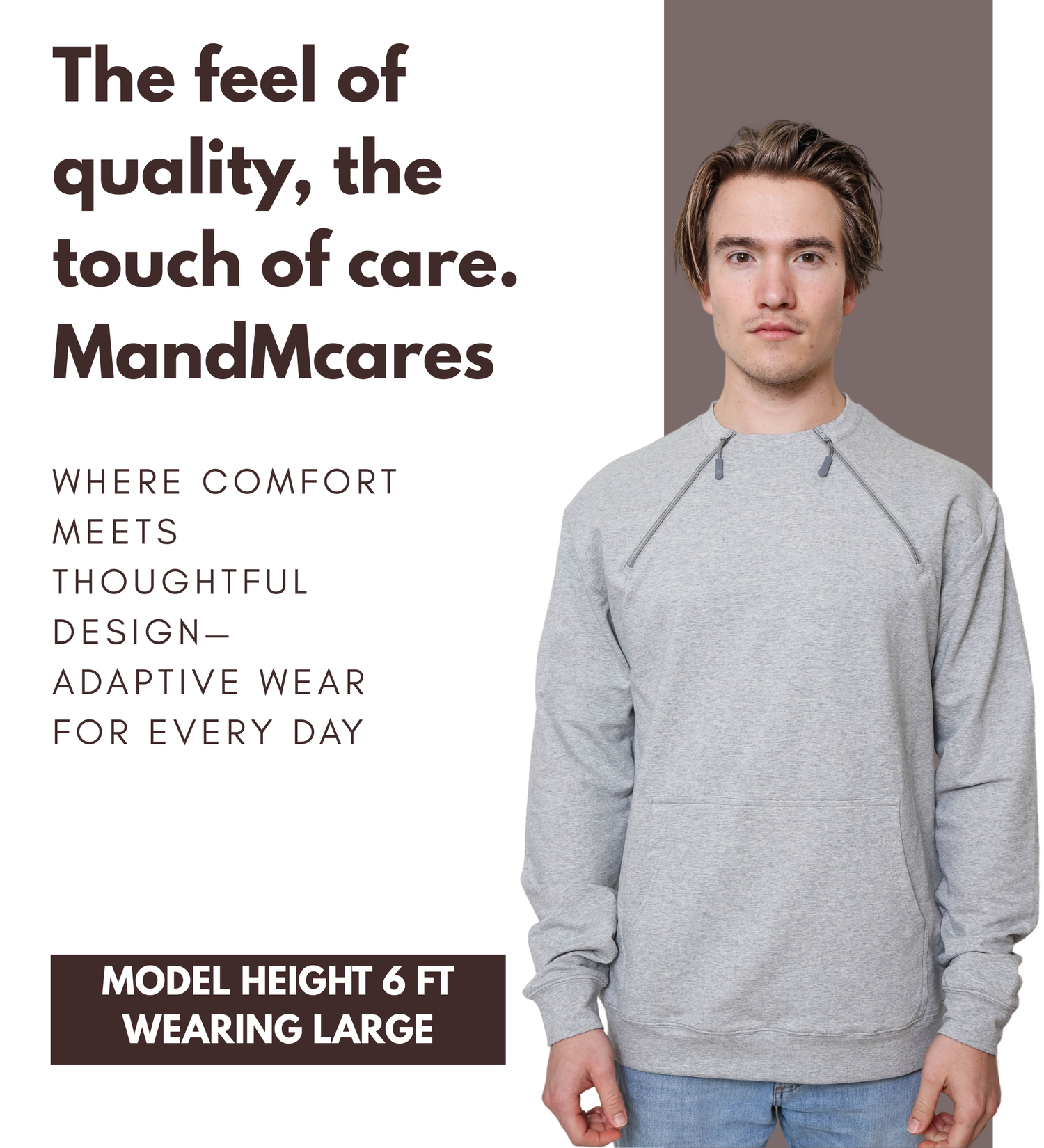 Chest Port Access Sweater. Unisex