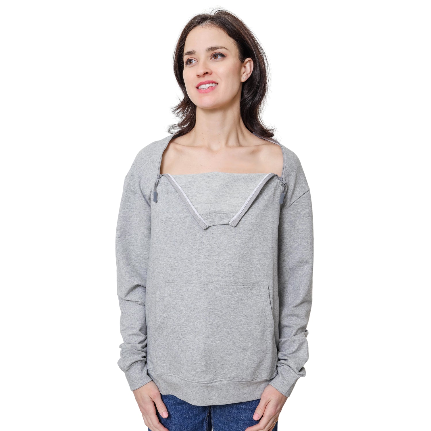 Chest Port Access Thick Warm Unisex Sweater