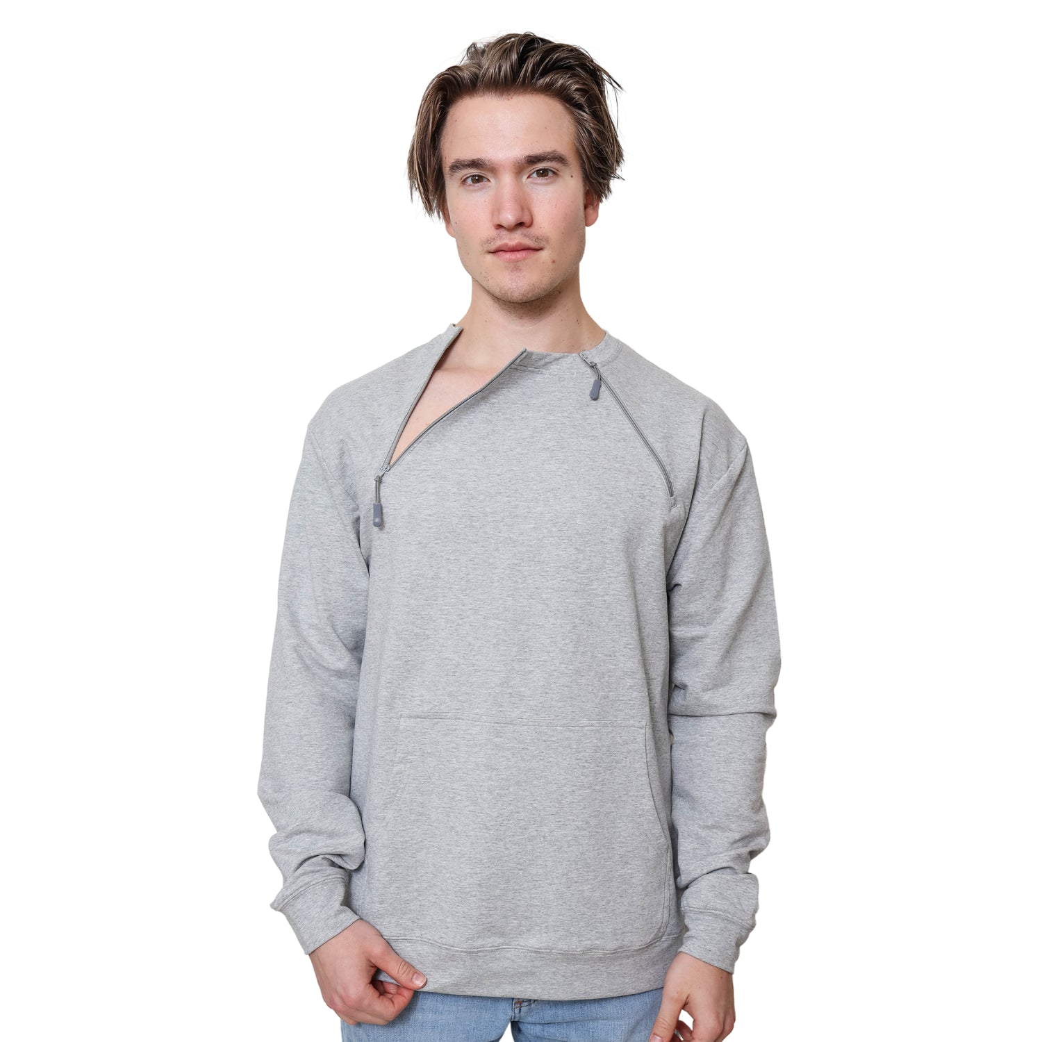 Chest Port Access Thick Warm Unisex Sweater