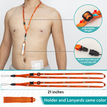 Load image into Gallery viewer, PD Transfer Set Holder for Baxter2.0 | 2 Adjustable Lanyards w/ Breakaway Feature &amp; 1 Holder Included