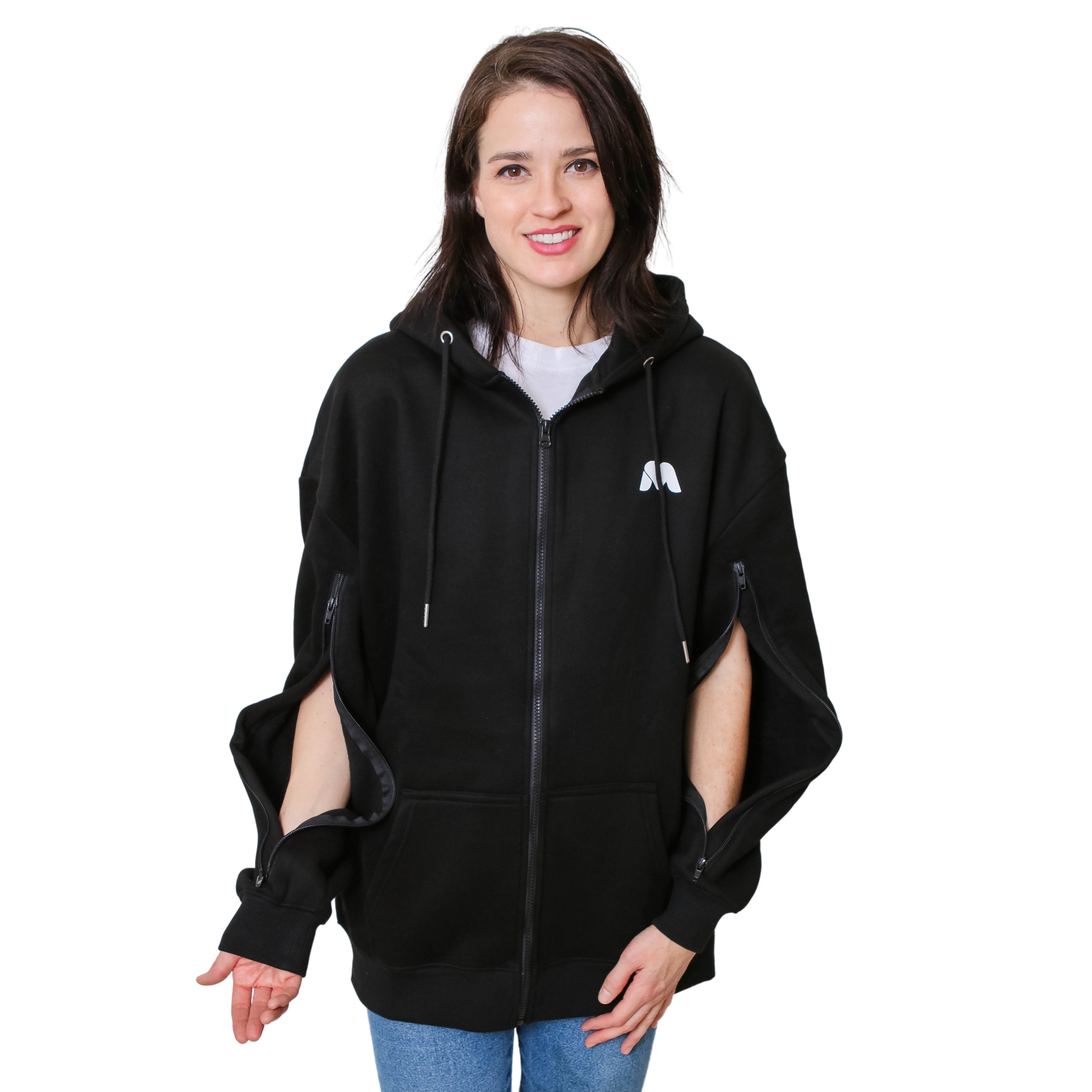Arm Access Hoodie. Unisex – MandMcares