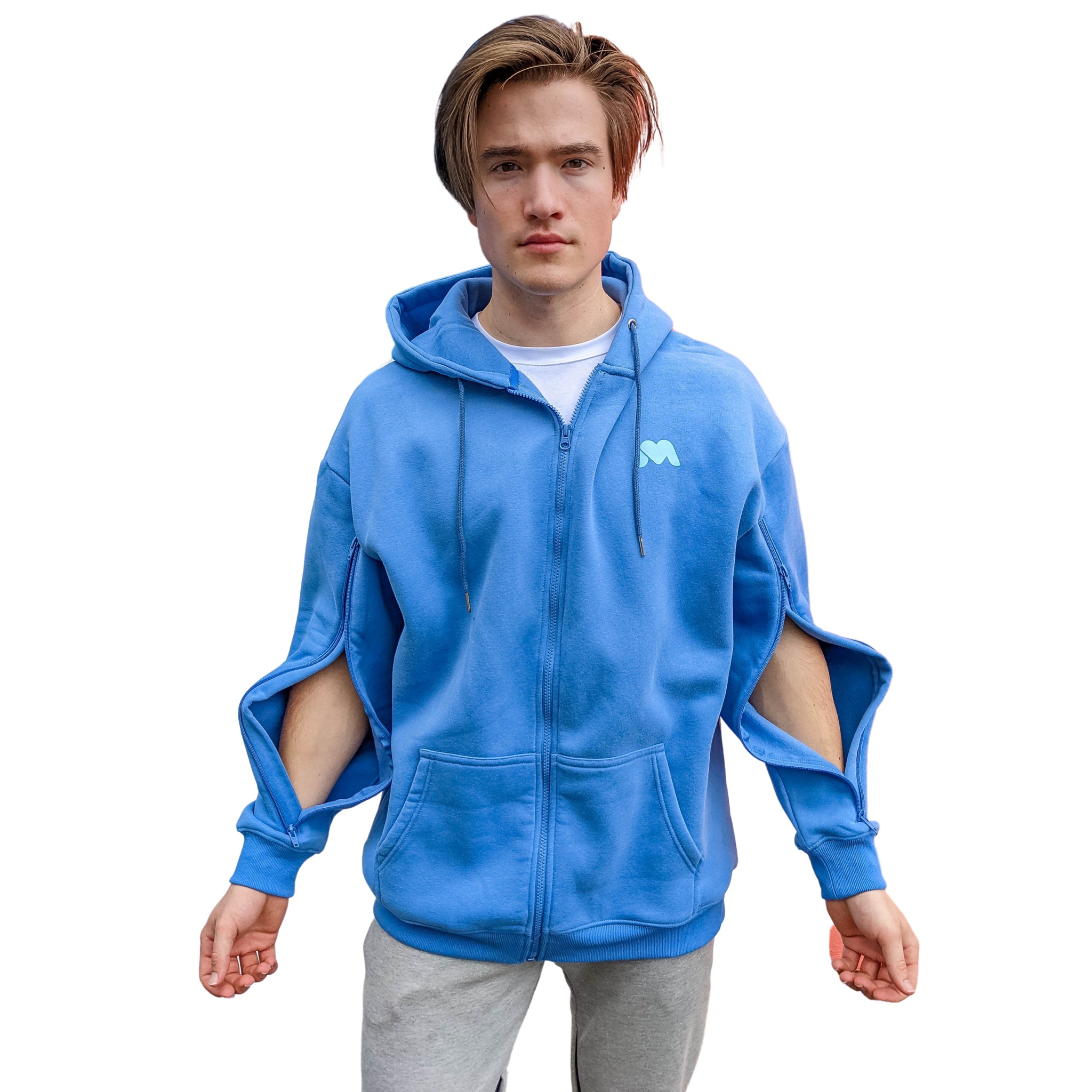 Oversized Hoodies Customized for Hemodialysis Patients with Both Arms –  MandMcares