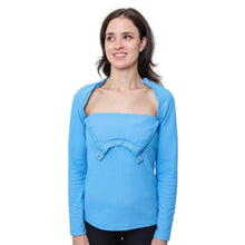 Load image into Gallery viewer, Hemodialysis | Chemotherapy Sweater with Port Access | Discreet Left and Right  Chest Zippers