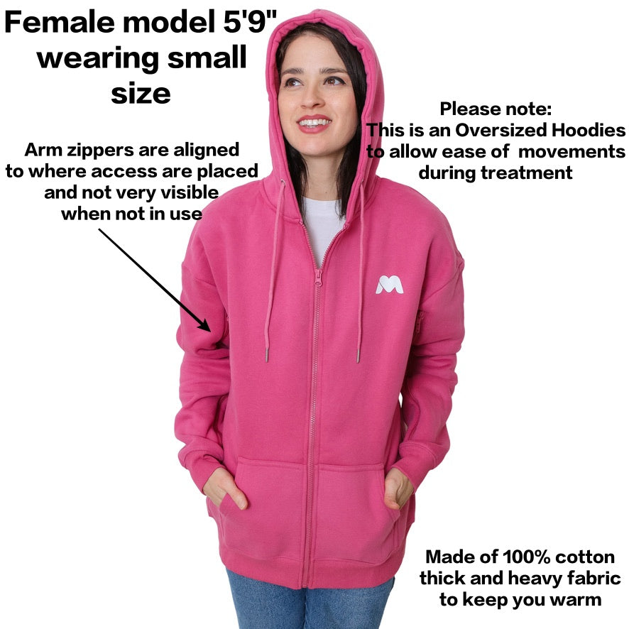 Arm Access Oversized Hoodies for Men and Women