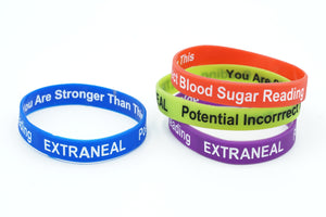 Wristband with Extraneal Precaution Sign