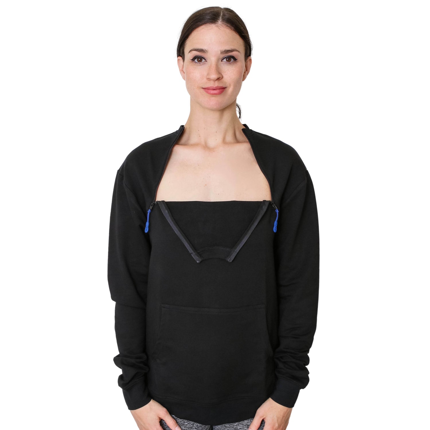 Chest Port Access Thick Warm Unisex Sweater