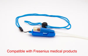 Peritoneal Dialysis Transfer set Holder with Adjustable necklace - Customized for Smaller PD Transfer Set