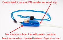 Load image into Gallery viewer, Peritoneal Dialysis Transfer set Holder with Adjustable necklace - Customized for Smaller PD Transfer Set