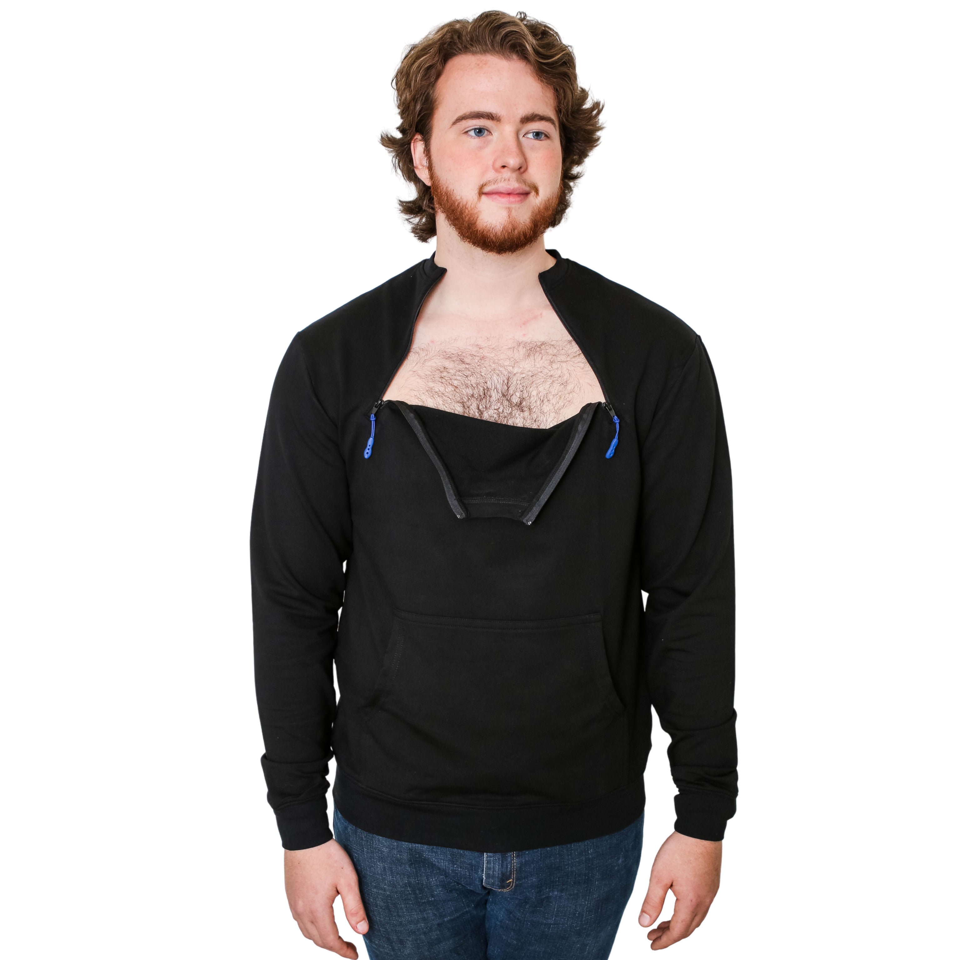 Chest Port Access Thick Warm Unisex Sweater