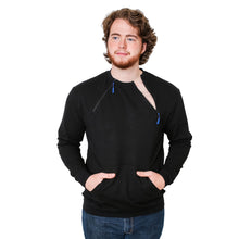 Load image into Gallery viewer, Dialysis or  Chemotherapy Unisex Sweater with Right and Left Zipper Port Access