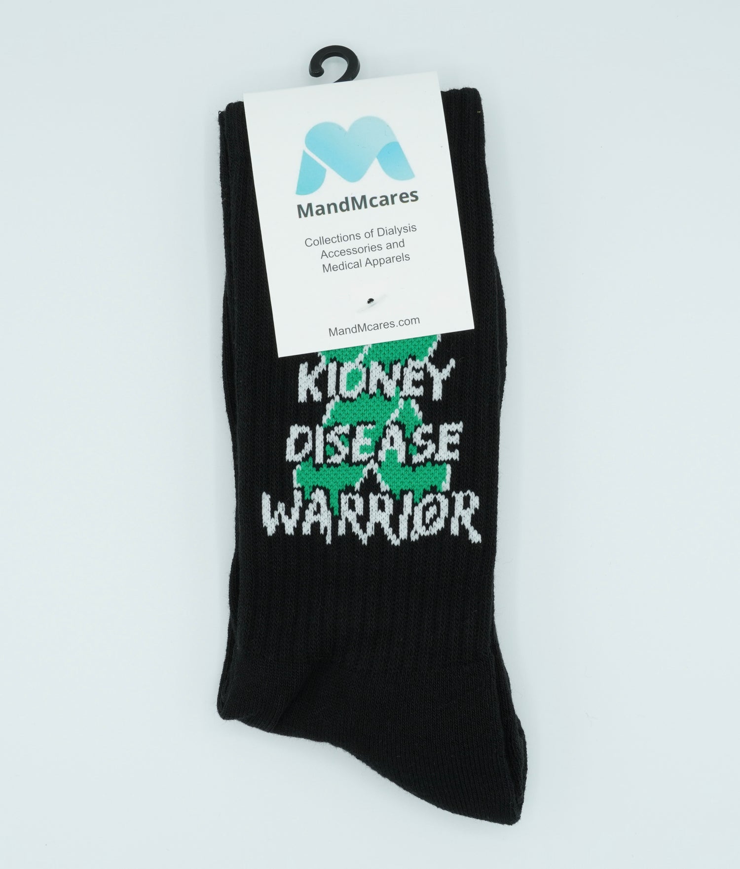 KIDNEY DISEASE WARRIOR SOCKS. 100% Organic Cotton.