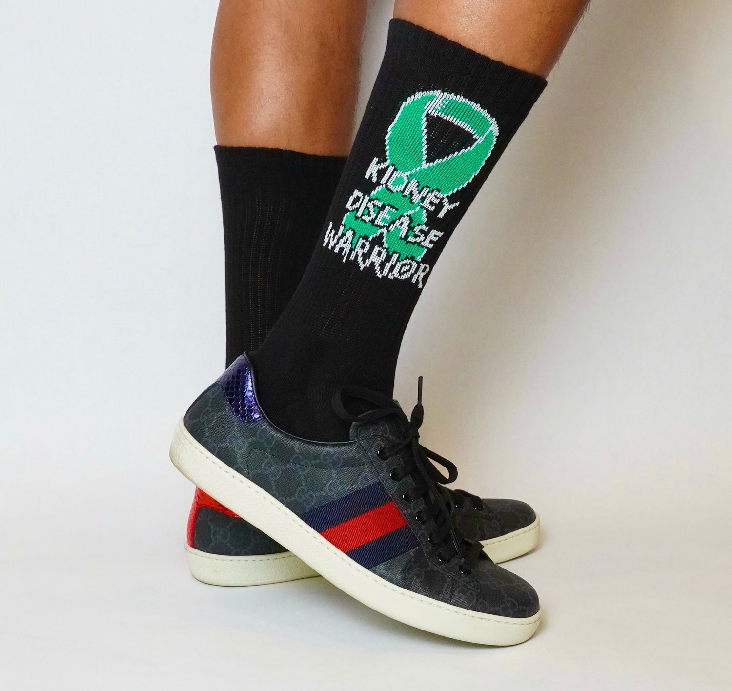 KIDNEY DISEASE WARRIOR SOCKS. 100% Organic Cotton.