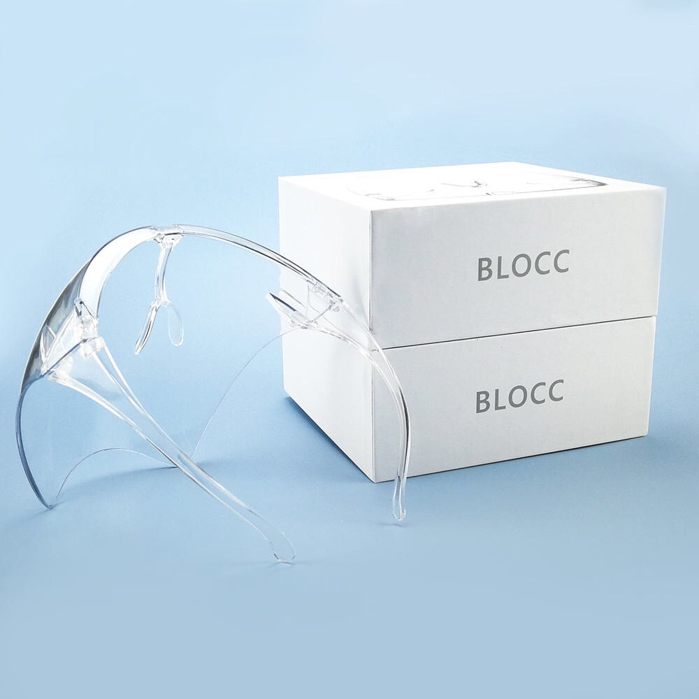 BLOCC. Sleek Style Face Shield. Ships from California.