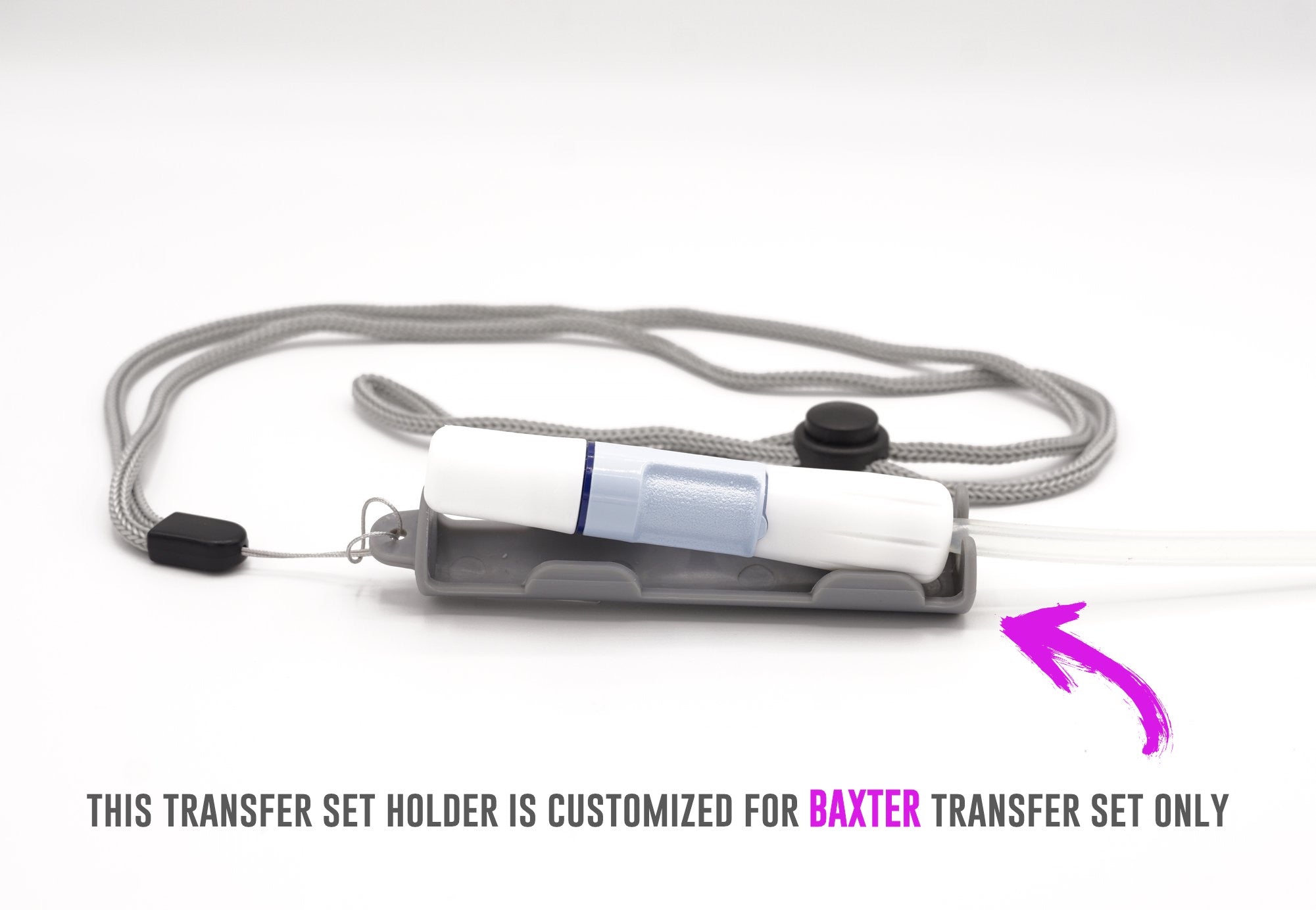 Original Peritoneal Dialysis Transfer Set Holder for Baxter