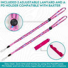 Load image into Gallery viewer, Peritoneal Dialysis Transfer Set Holder for Baxter | 2 Adjustable Lanyard Included