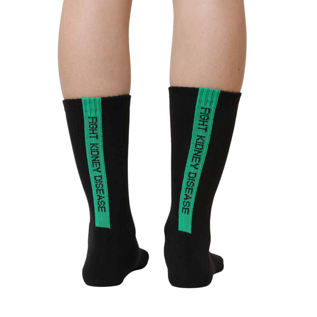 FIGHT KIDNEY DISEASE SOCKS. 100% Organic Cotton.