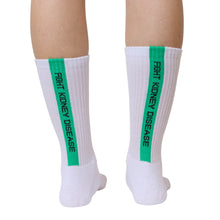 Load image into Gallery viewer, FIGHT KIDNEY DISEASE SOCKS. 100% Organic Cotton.